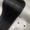 70 cm Human Hair Weft - Jet black #01
