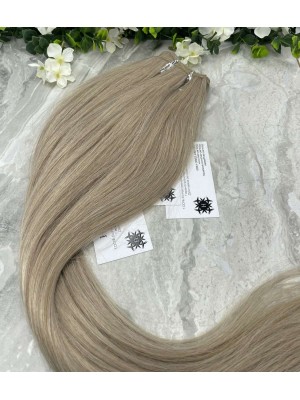 65 cm Păr natural Remy - Blond cenușiu 18
