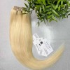 Tresă din păr natural Remy, 55 cm - blond deschis 613