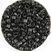Micro inele negre fără silicon pentru extensii de păr