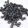 Μαύρα micro rings με σιλικόνη για εξτένσιον μαλλιών
