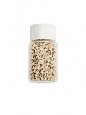 Nano inele cu silicon 2,9 mm - albe Nano inele cu silicon 2,9 mm - albe