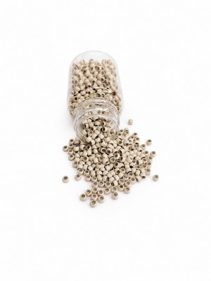 Nano inele cu silicon 2,9 mm - albe